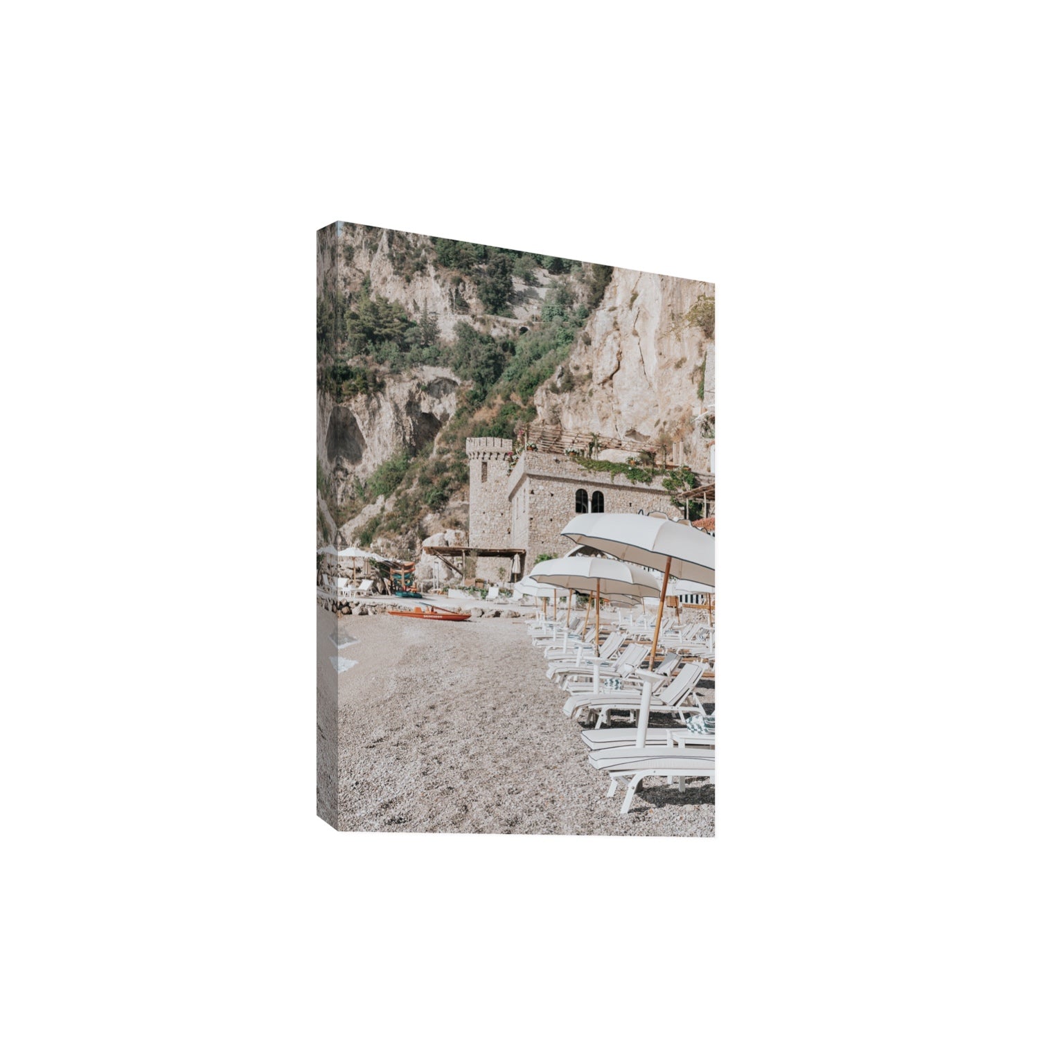 La Villeggiatura fine art print, Amalfi, Italy, luxury escapes artwork, Extra Large, Stretched Canvas