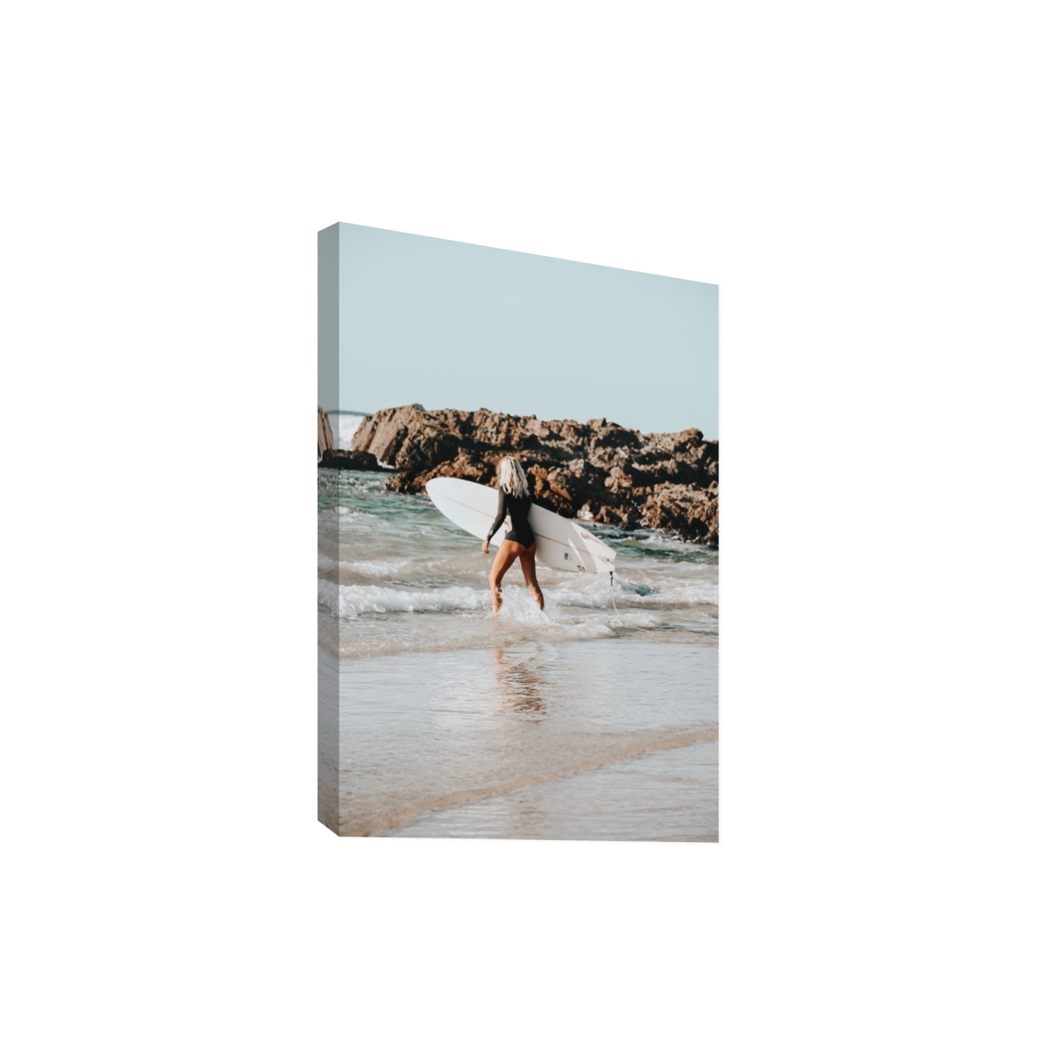 Bethany Byron Bay Surf coastal decor wall art Extra Large stretched canvas print