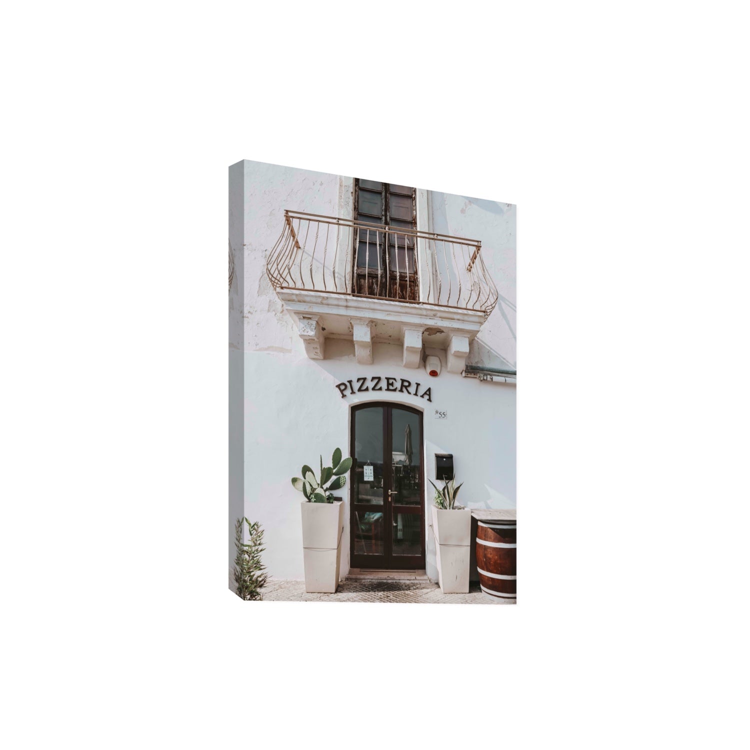 Pizzeria Puglia Italian wall art Extra Large stretched canvas print