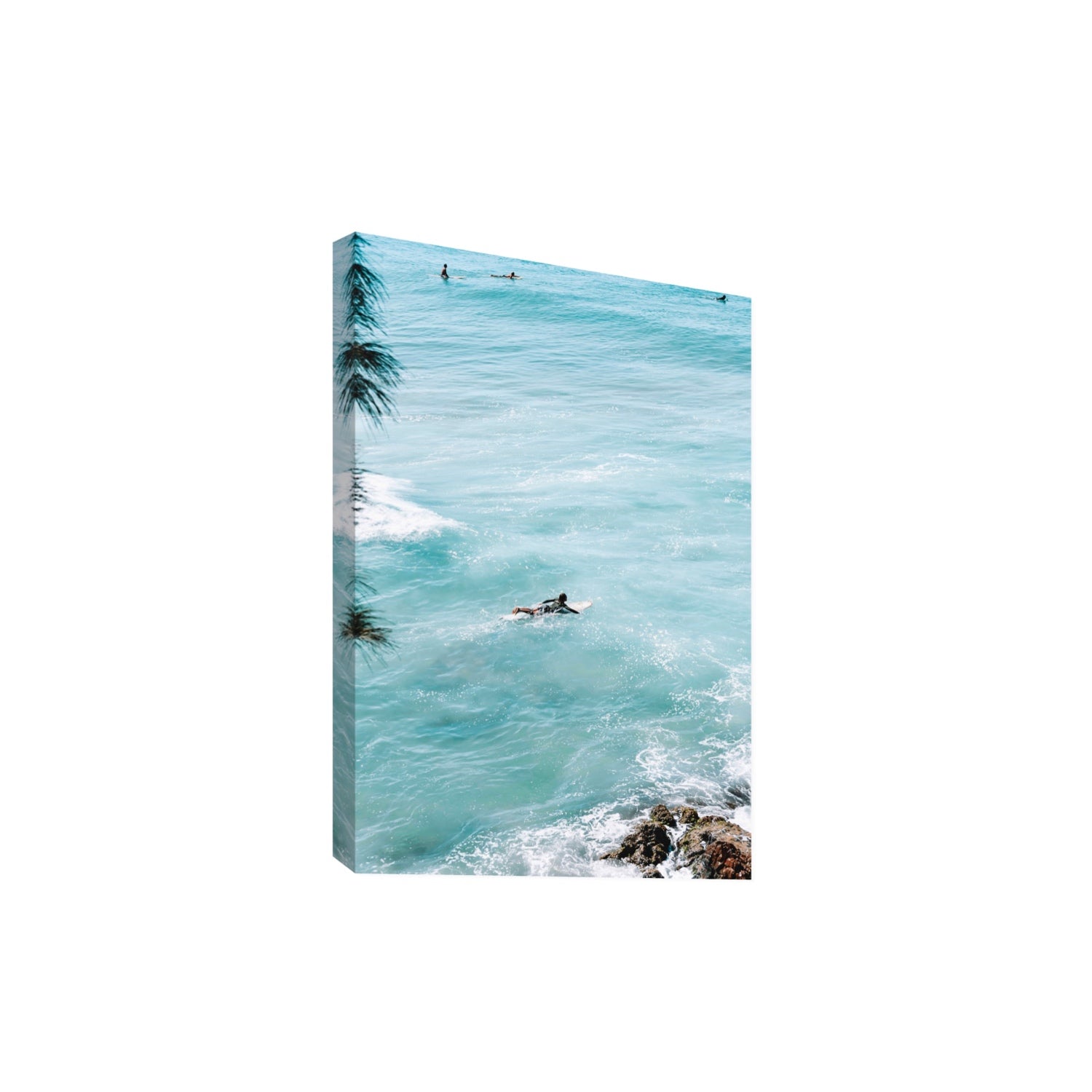 Blue Crush fine art print, Byron Bay, Australia, Extra Large, Stretched Canvas