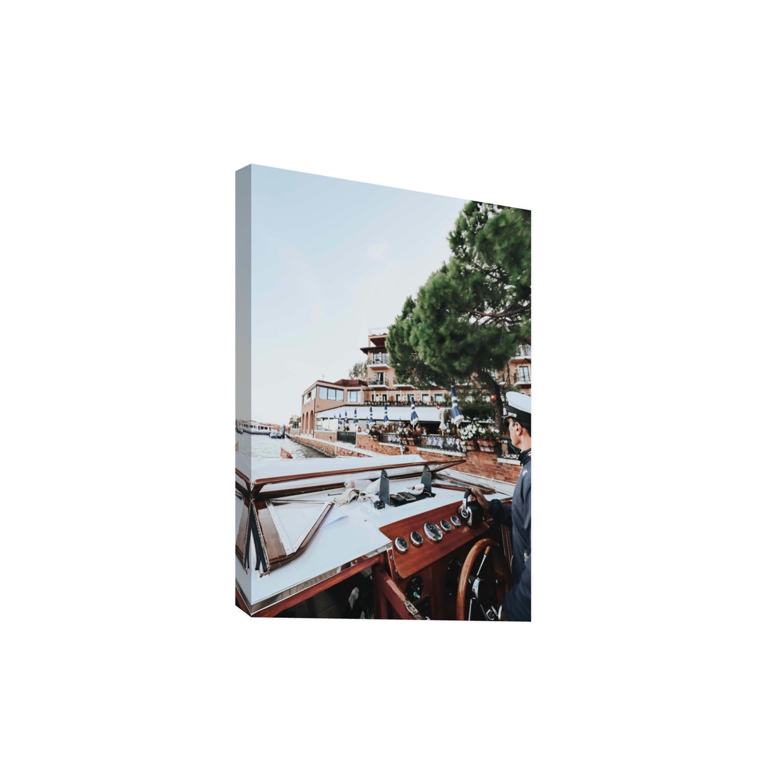The Driver Venice Canal Italian wall art Extra Large stretched canvas print