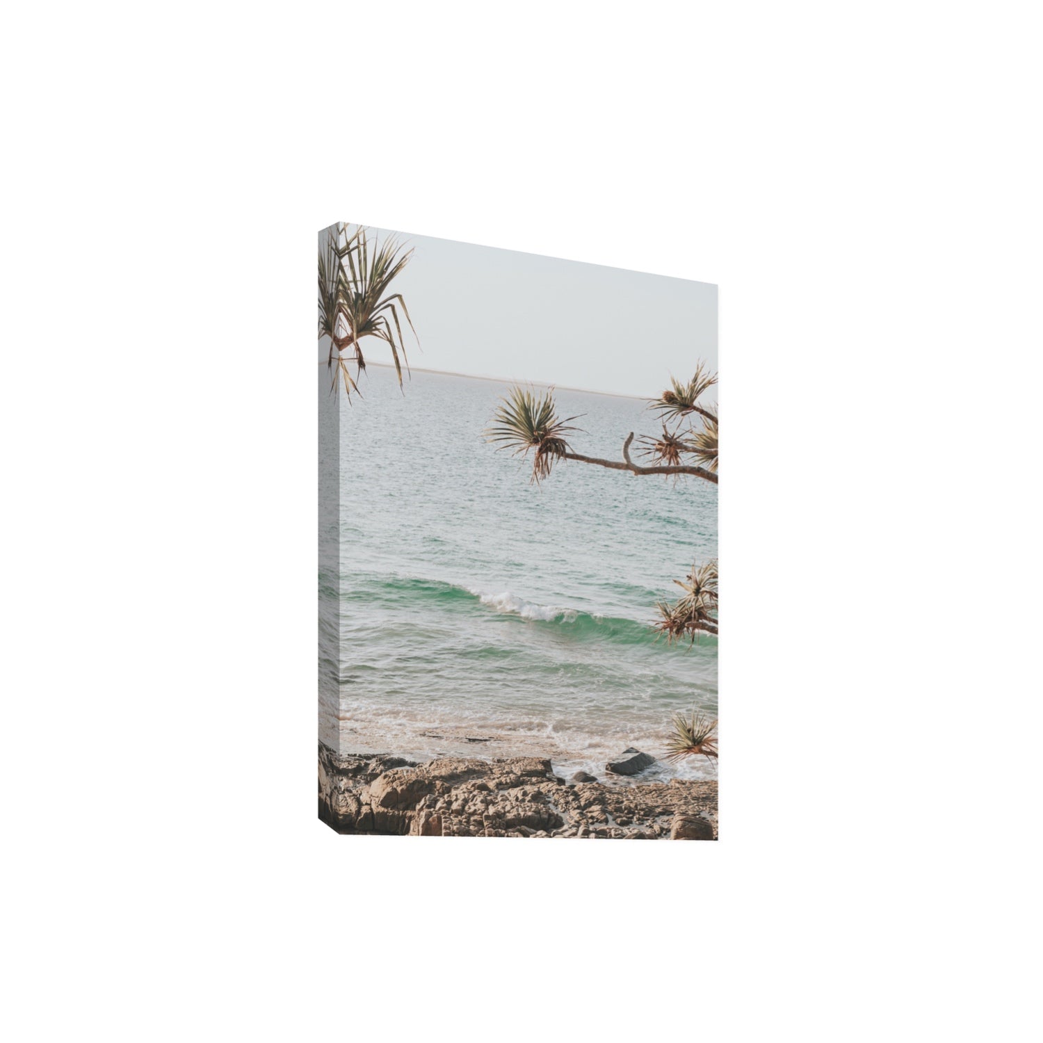 Good Vibrations fine art print, Noosa, Australia, coastal scenes artwork, Extra Large, Stretched Canvas
