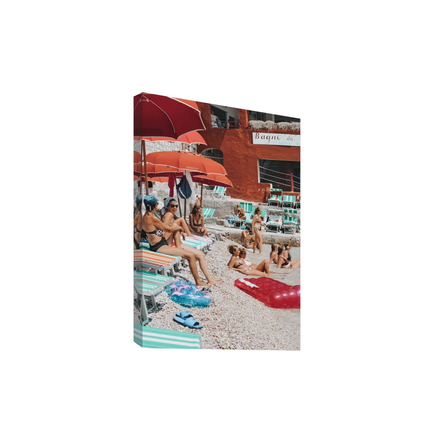 La Dolce Vita fine art print, Capri, Italy, Extra Large, Stretched Canvas