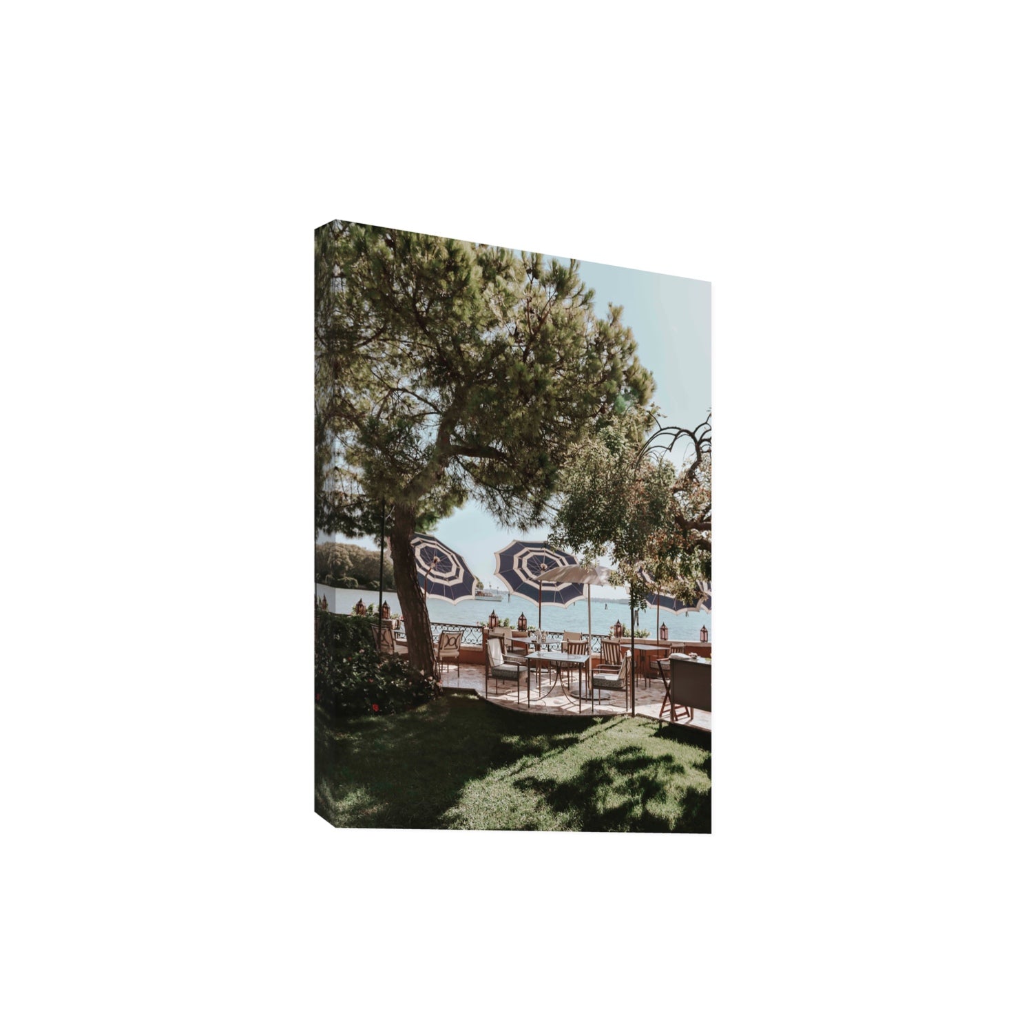 Tranquil Gardens Venice Italian wall art Extra Large stretched canvas print
