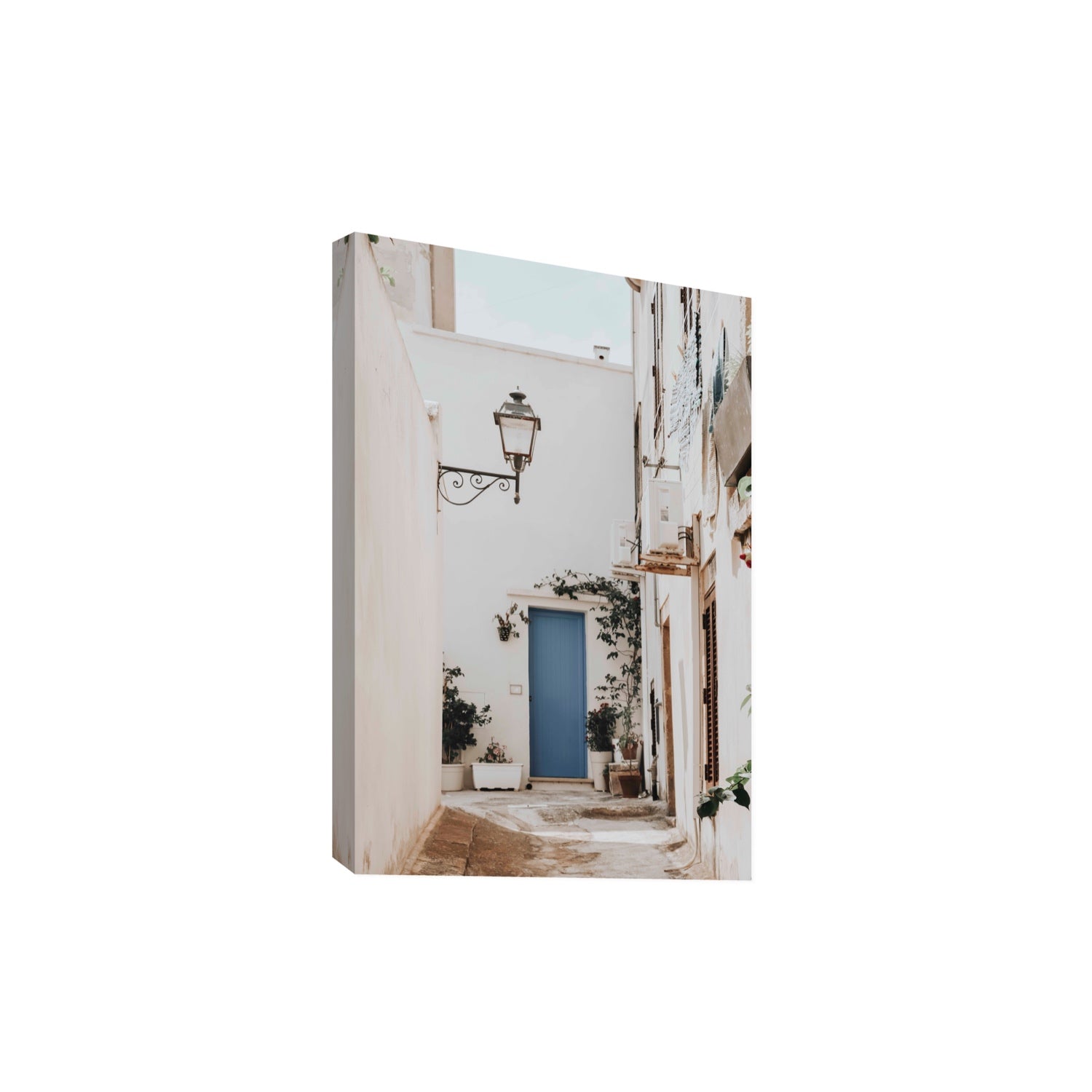 Entry Envy Puglia Ostuni wall art Extra Large stretched canvas print