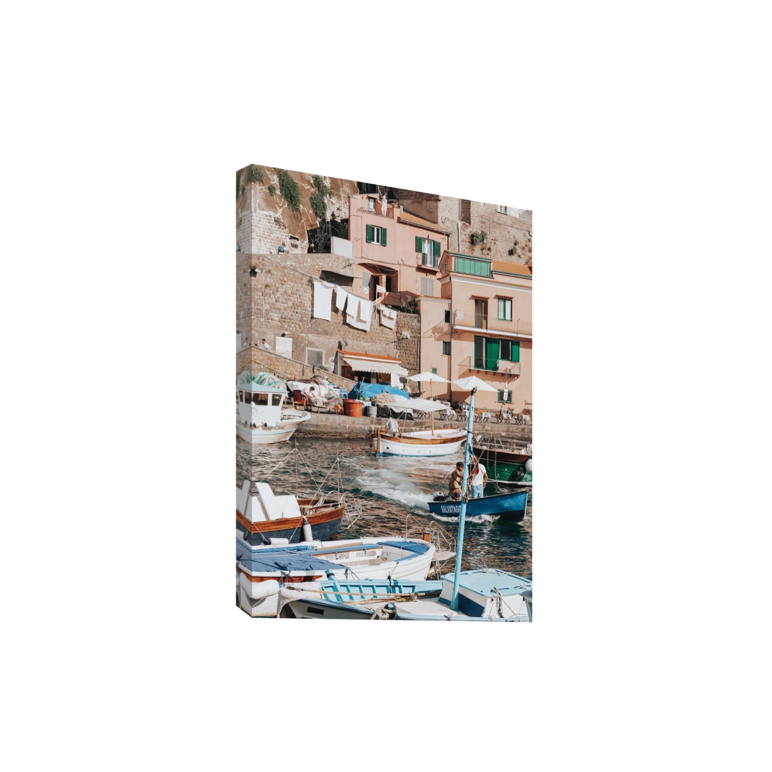 Coastal Carousel fine art print, Sorrento, Italy, Extra Large, Stretched Canvas
