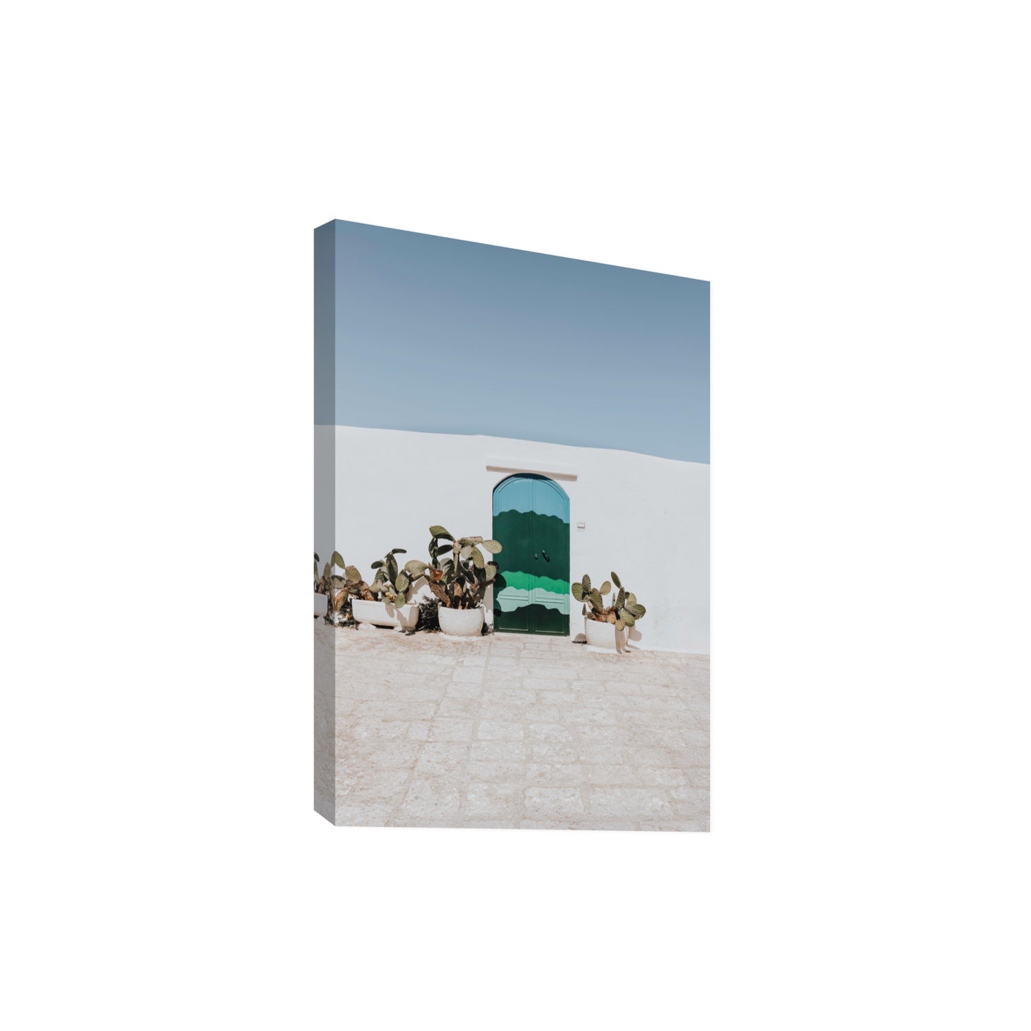 Imaginary Exit Puglia Mediterranean wall art Extra Large stretched canvas print