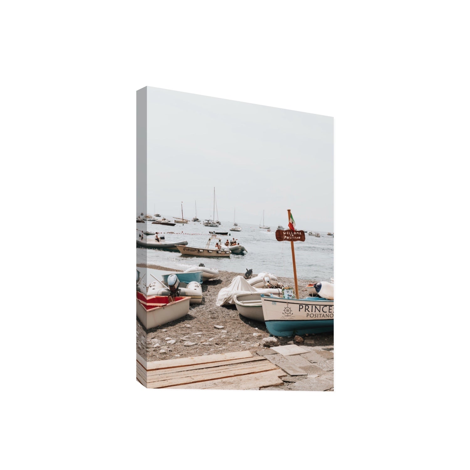 Coming Home fine art print, Positano, Italy, Giant, Stretched Canvas