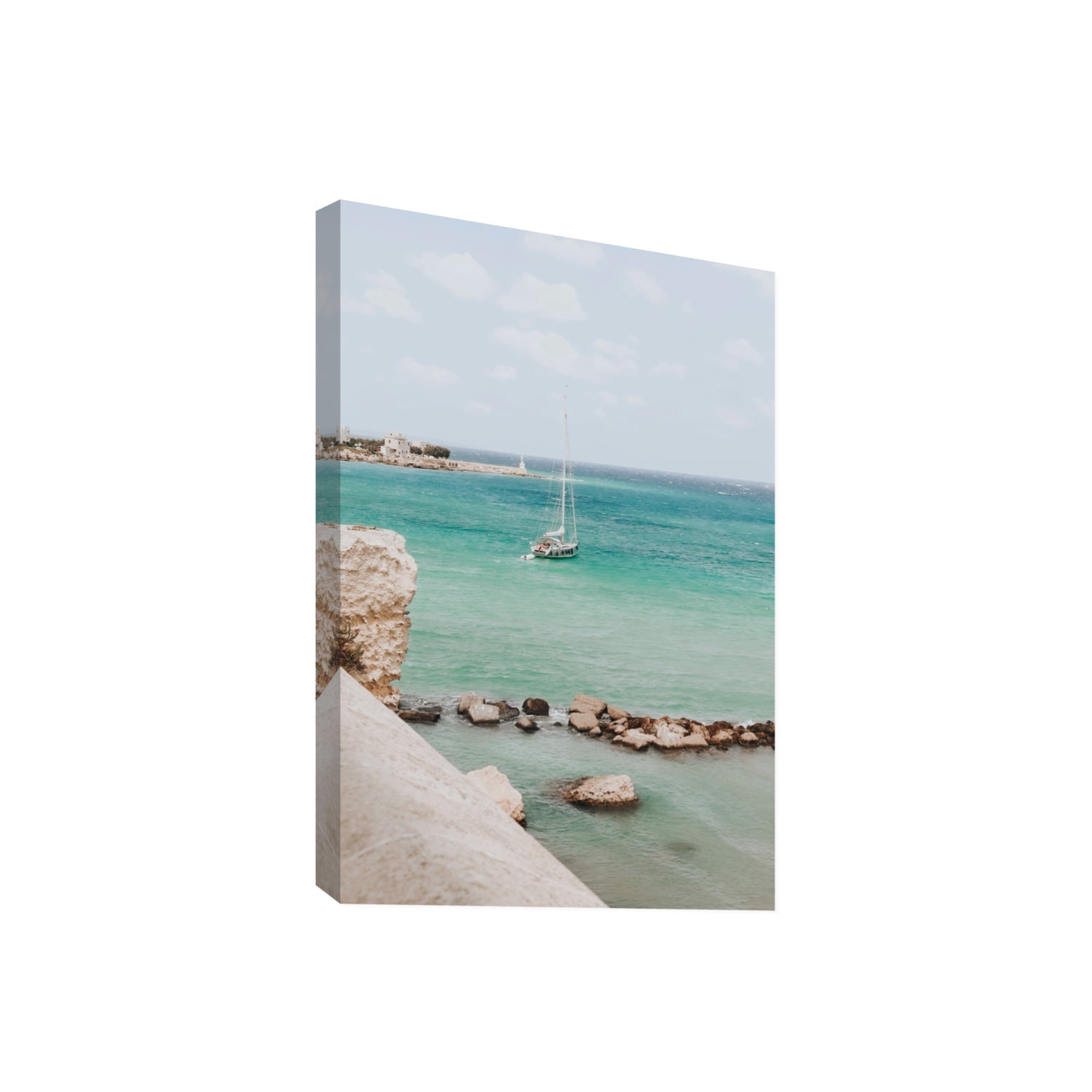 Seafarer's Dream Puglia Seafarer’s Dream coastal wall art Giant stretched canvas print