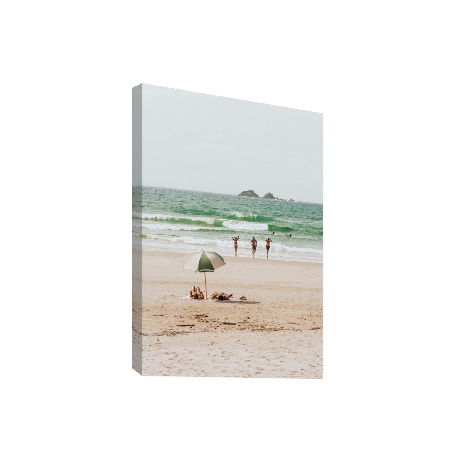 Escape The Ordinary Byron Bay coastal decor wall art Giant stretched canvas print