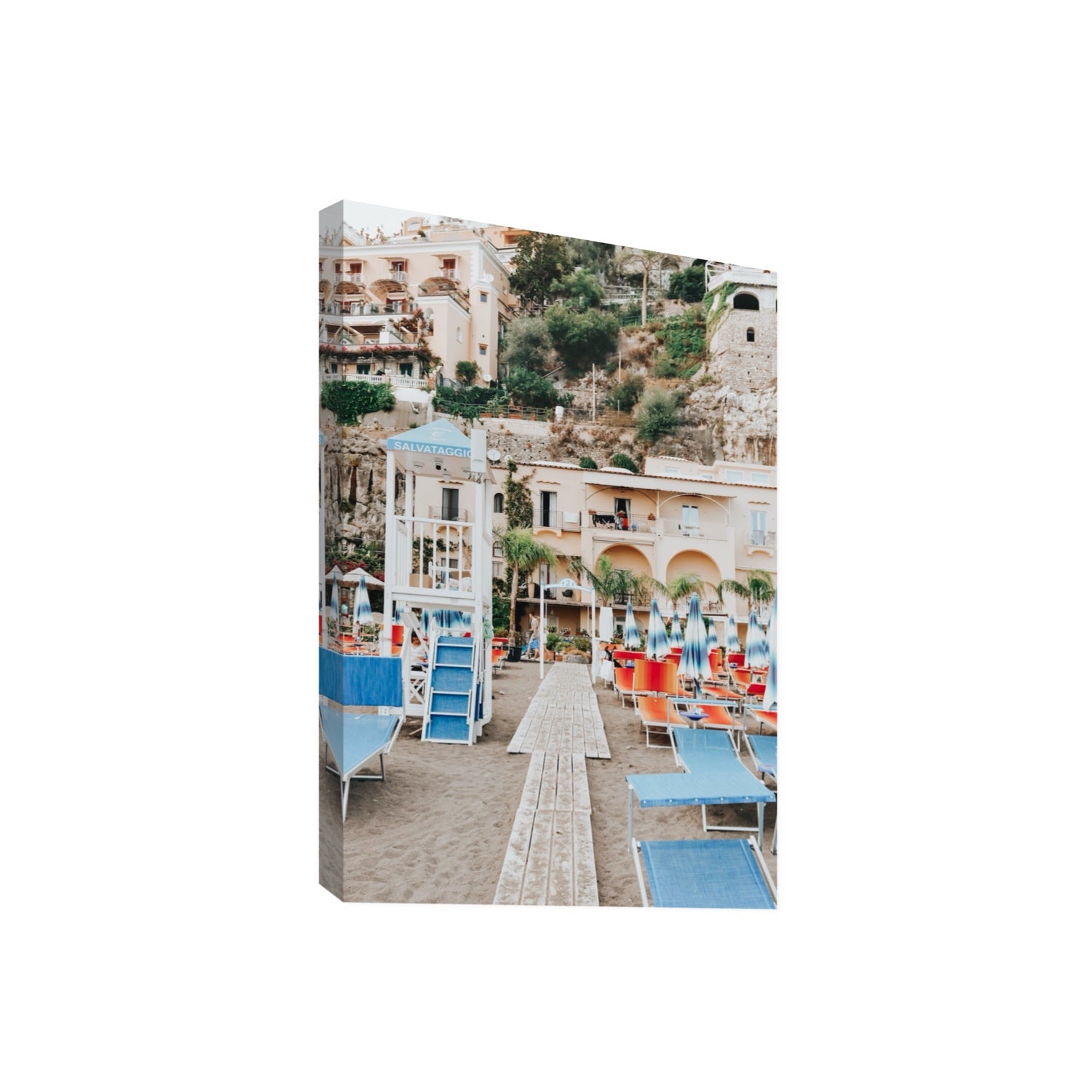 Torre Di Salvataggio fine art print, Positano, Italy, Giant, Stretched Canvas