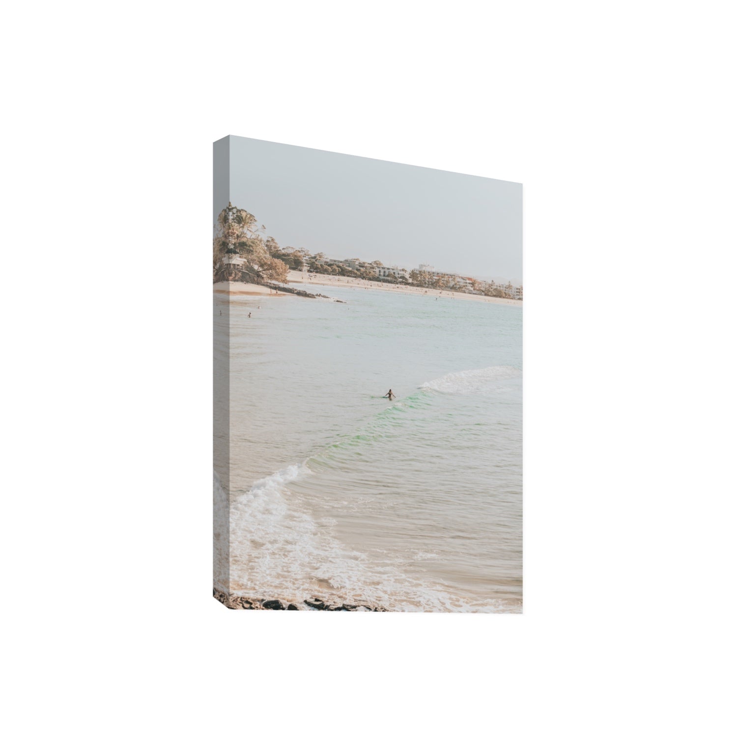 Salt Reverie fine art print, Noosa, Australia, coastal scenes artwork, Giant, Stretched Canvas