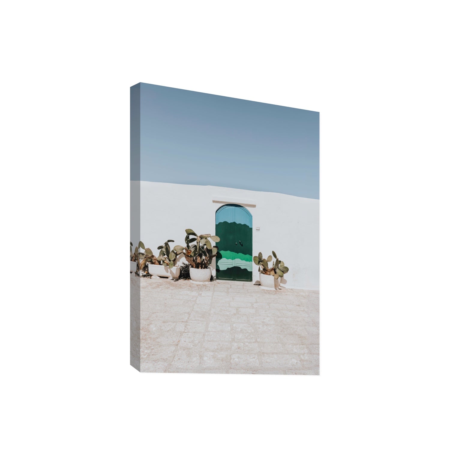 Imaginary Exit Puglia Mediterranean wall art Giant stretched canvas print