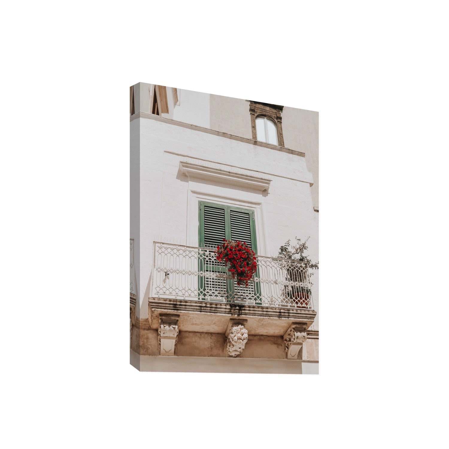 Balcone Estivo Puglia Italian wall art Giant stretched canvas print