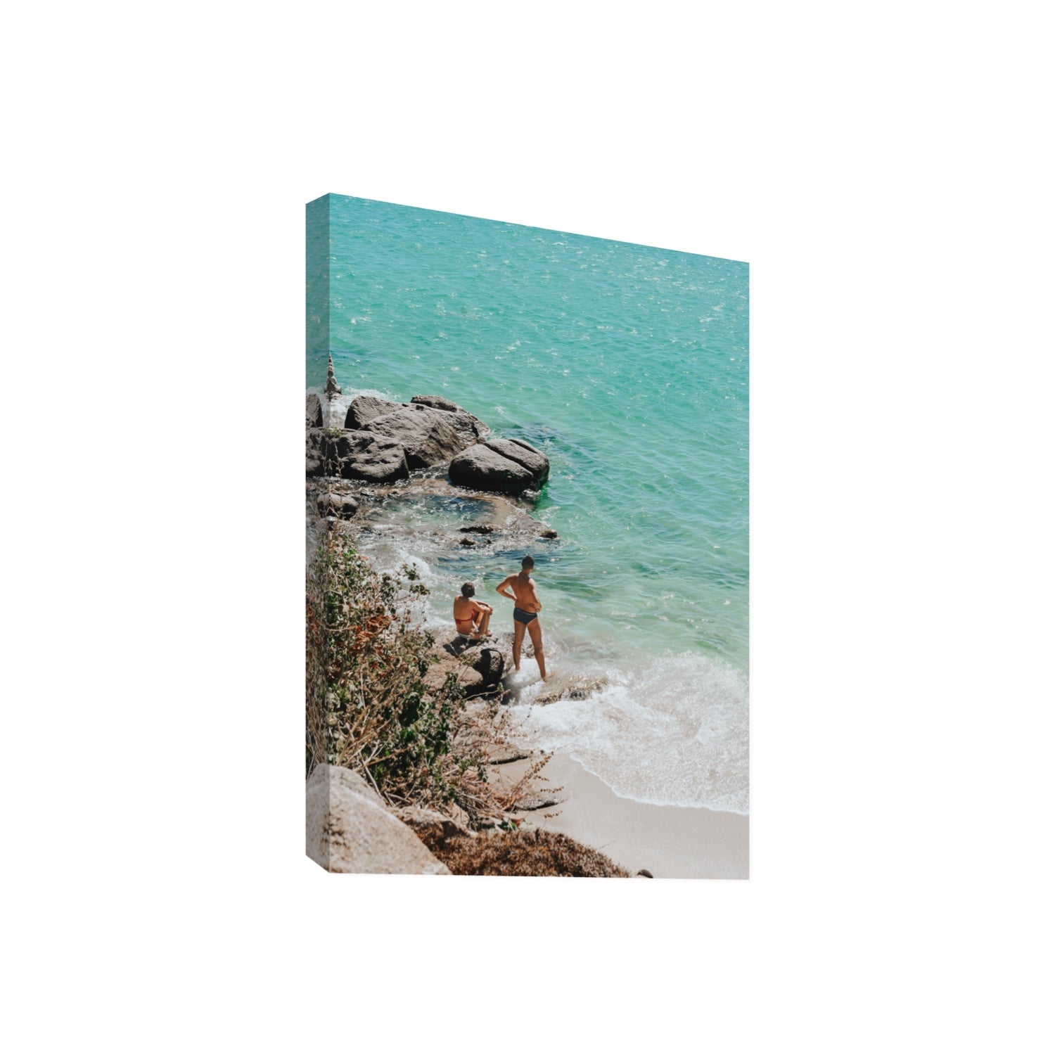 Scene Stealers Mykonos Greek island wall art Giant stretched canvas print