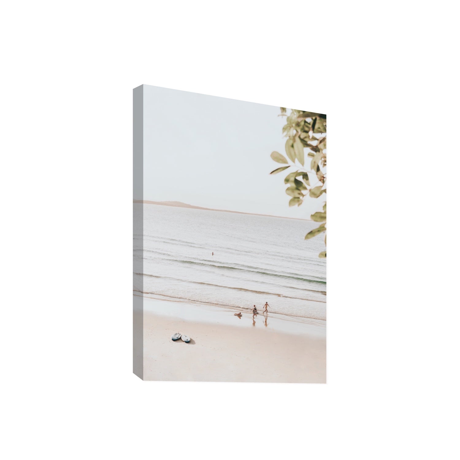 Walking On Sunshine fine art print, Noosa, Australia, coastal scenes artwork, Giant, Stretched Canvas