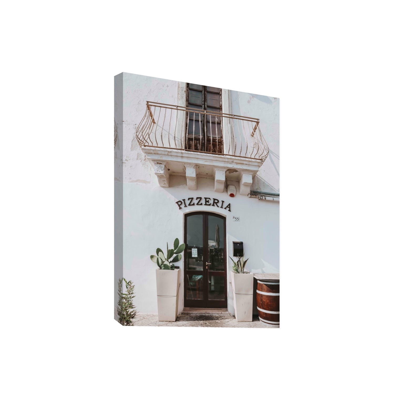 Pizzeria Puglia Italian wall art Giant stretched canvas print