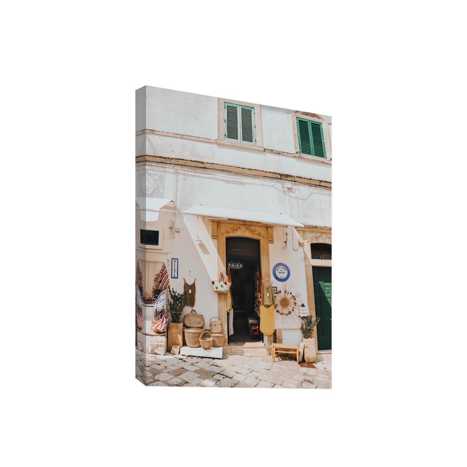Artisan Ambience Puglia Italian wall art Giant stretched canvas print