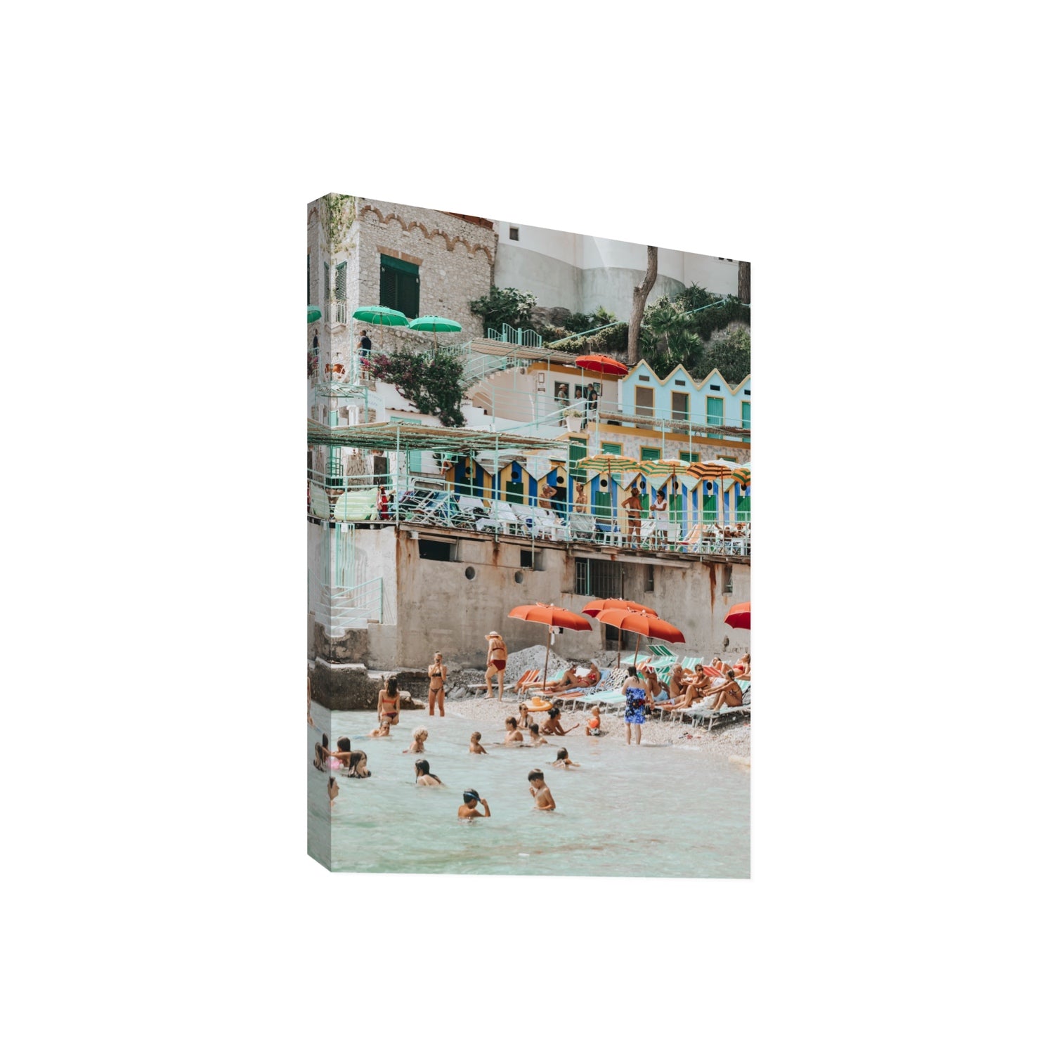 Kaleidoscope fine art print, Capri, Italy, Giant, Stretched Canvas