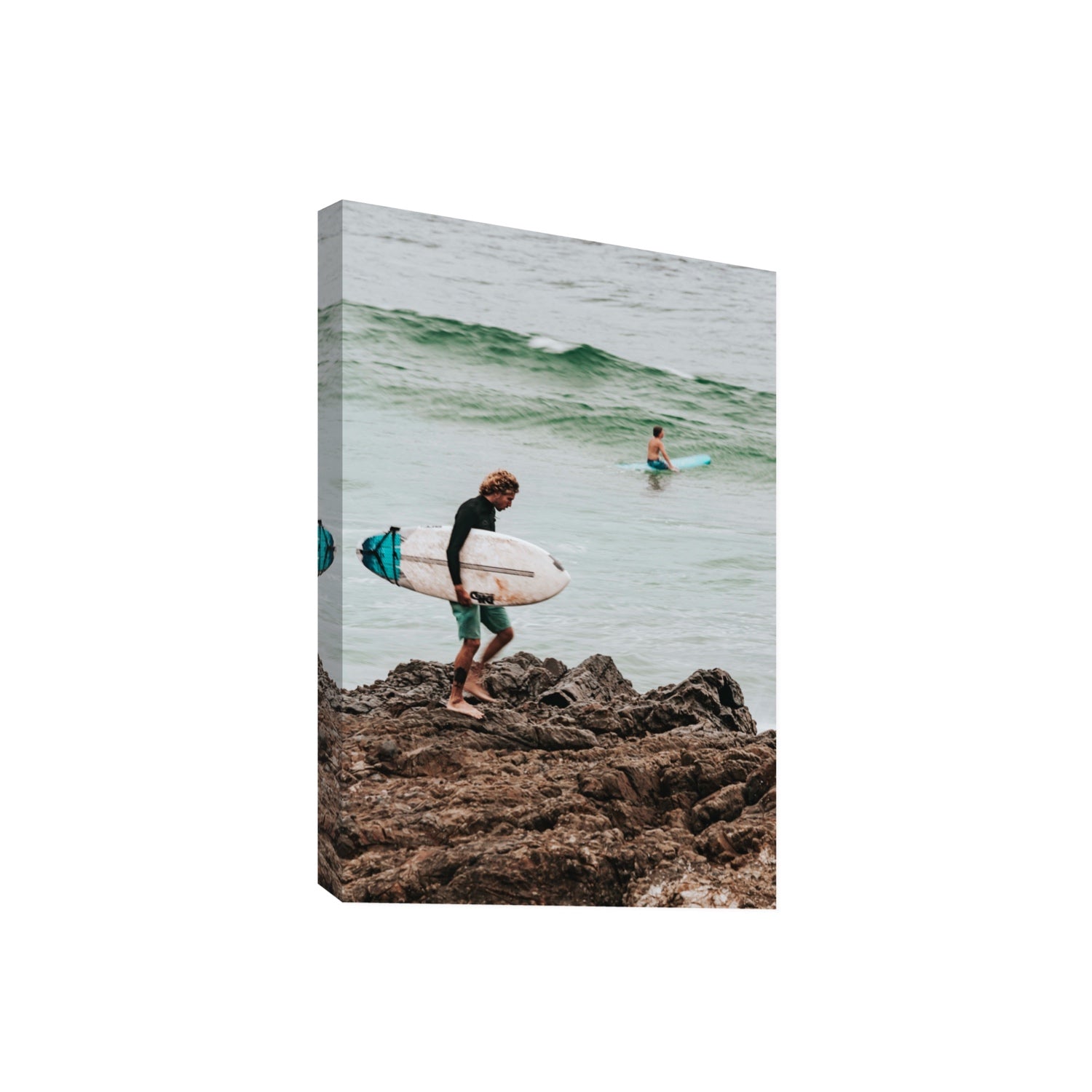 Not All Who Wander Are Lost Byron Bay Surf wall art Giant stretched canvas print