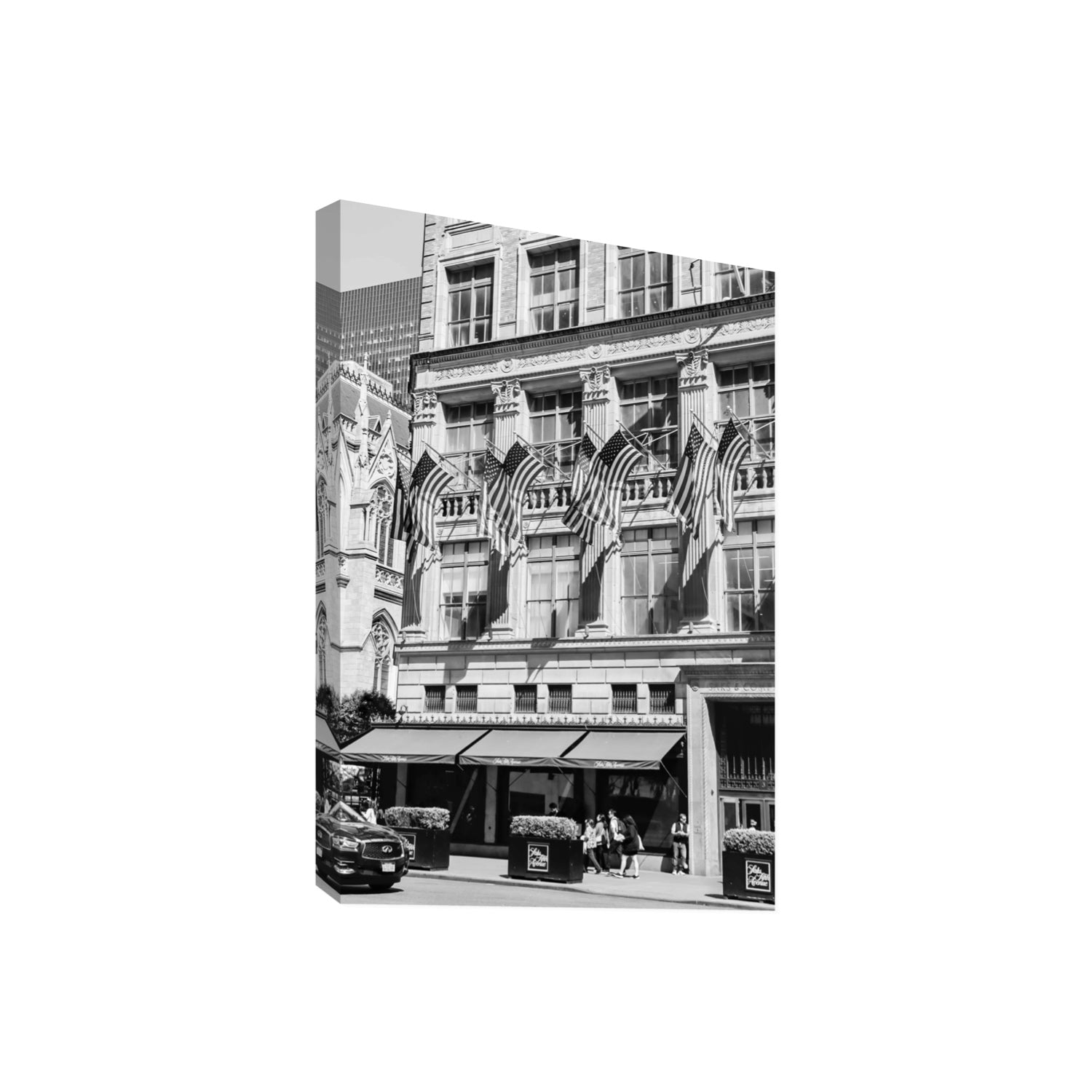 Luxury On Fifth fine art print, New York, United States, Giant, Stretched Canvas