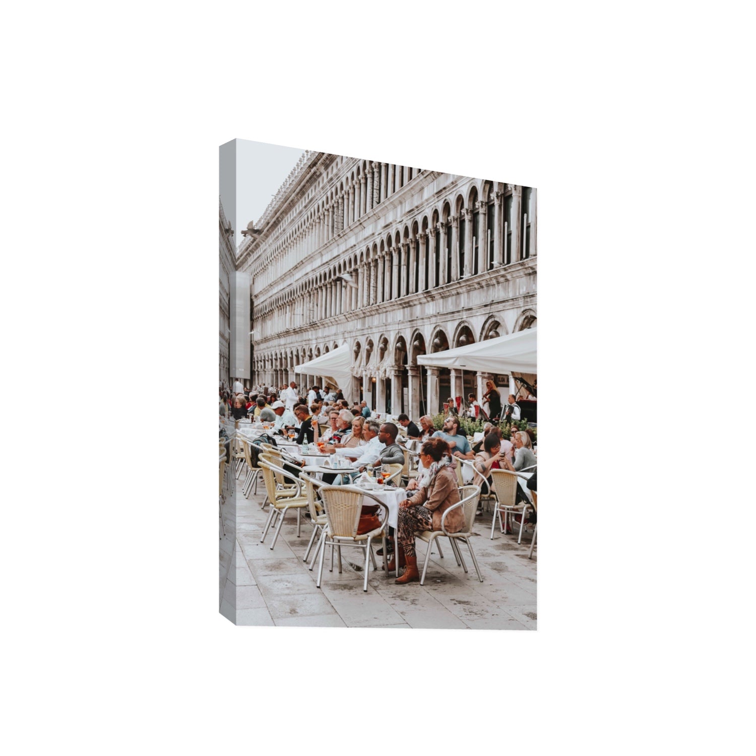 Lunchbreak Venice Italian wall art Giant stretched canvas print