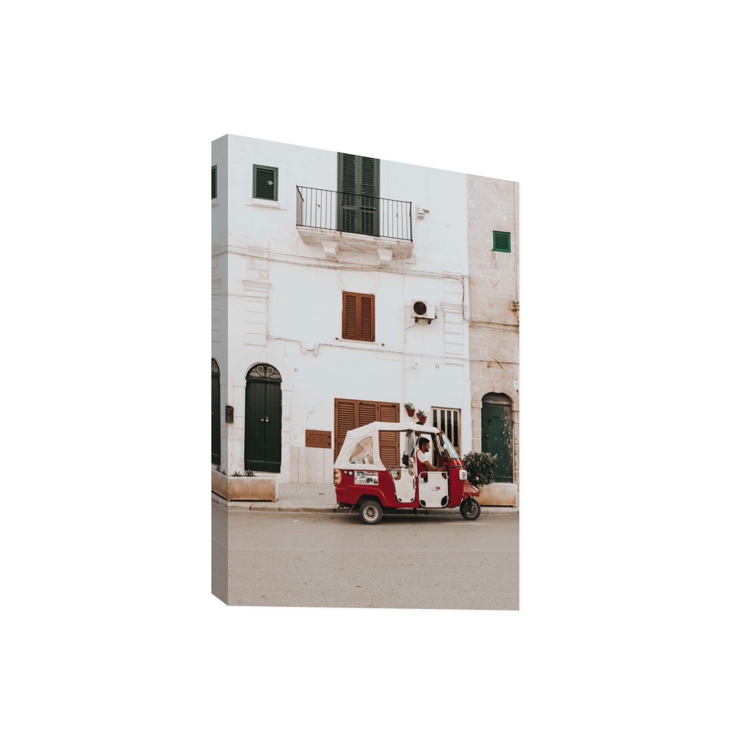 Groovy Piaggio Puglia Italian wall art Giant stretched canvas print