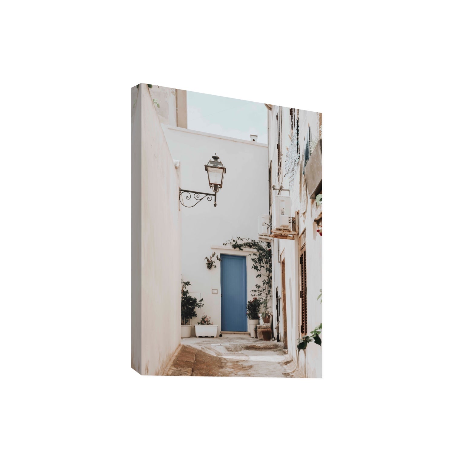 Entry Envy Puglia Ostuni wall art Giant stretched canvas print