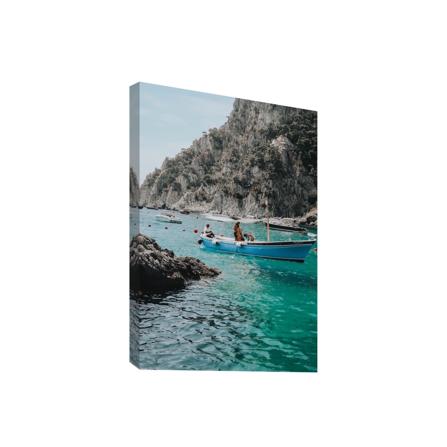 Emerald Escape fine art print, Capri, Italy, Giant, Stretched Canvas