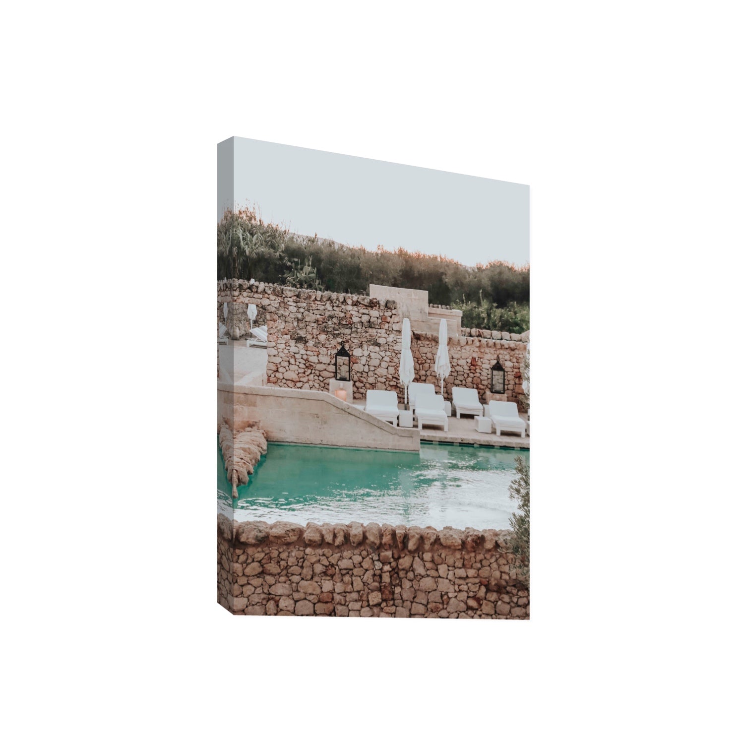 Stone Refuge fine art print, Puglia, Italy, Giant, Stretched Canvas