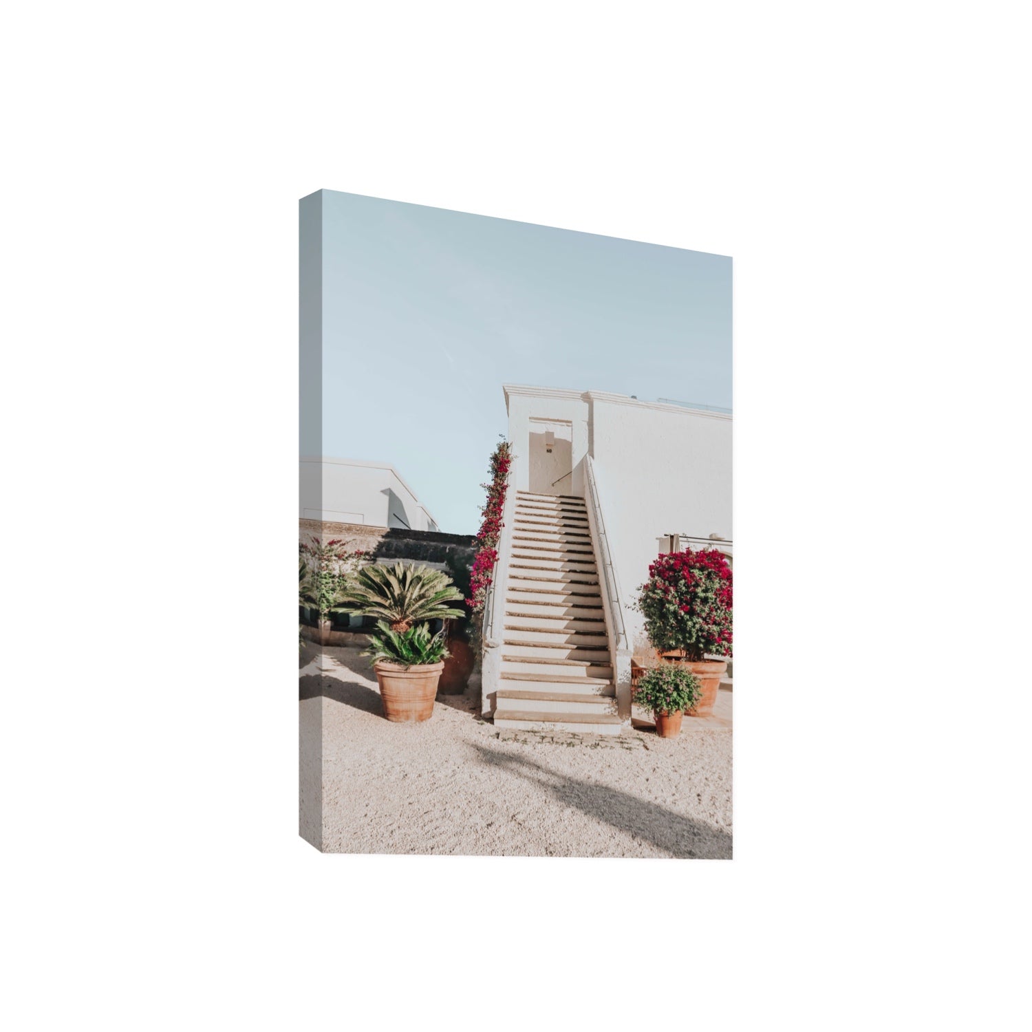 Tranquil Ascent Puglia Italian wall art Giant stretched canvas print