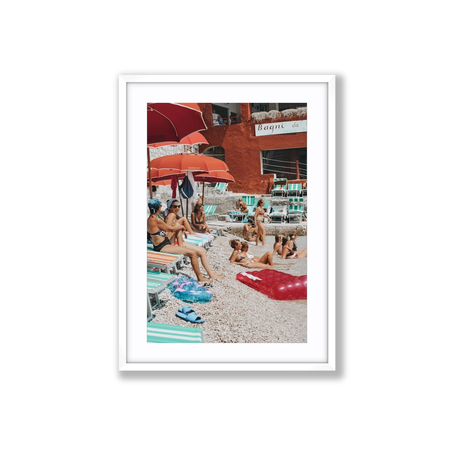 La Dolce Vita fine art print, Capri, Italy, Large, White Frame · Matboard, Fine Art Print