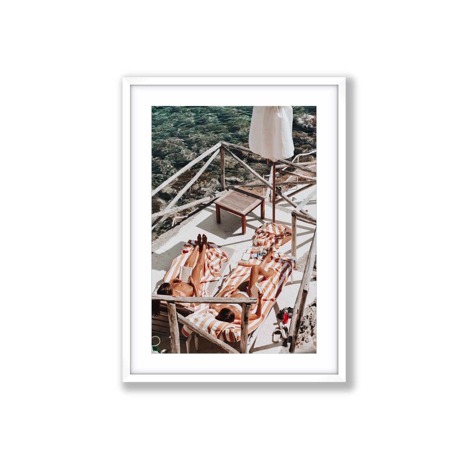 Sun Kissed fine art print, Tuscany, Italy, Large, White Frame · Matboard, Fine Art Print