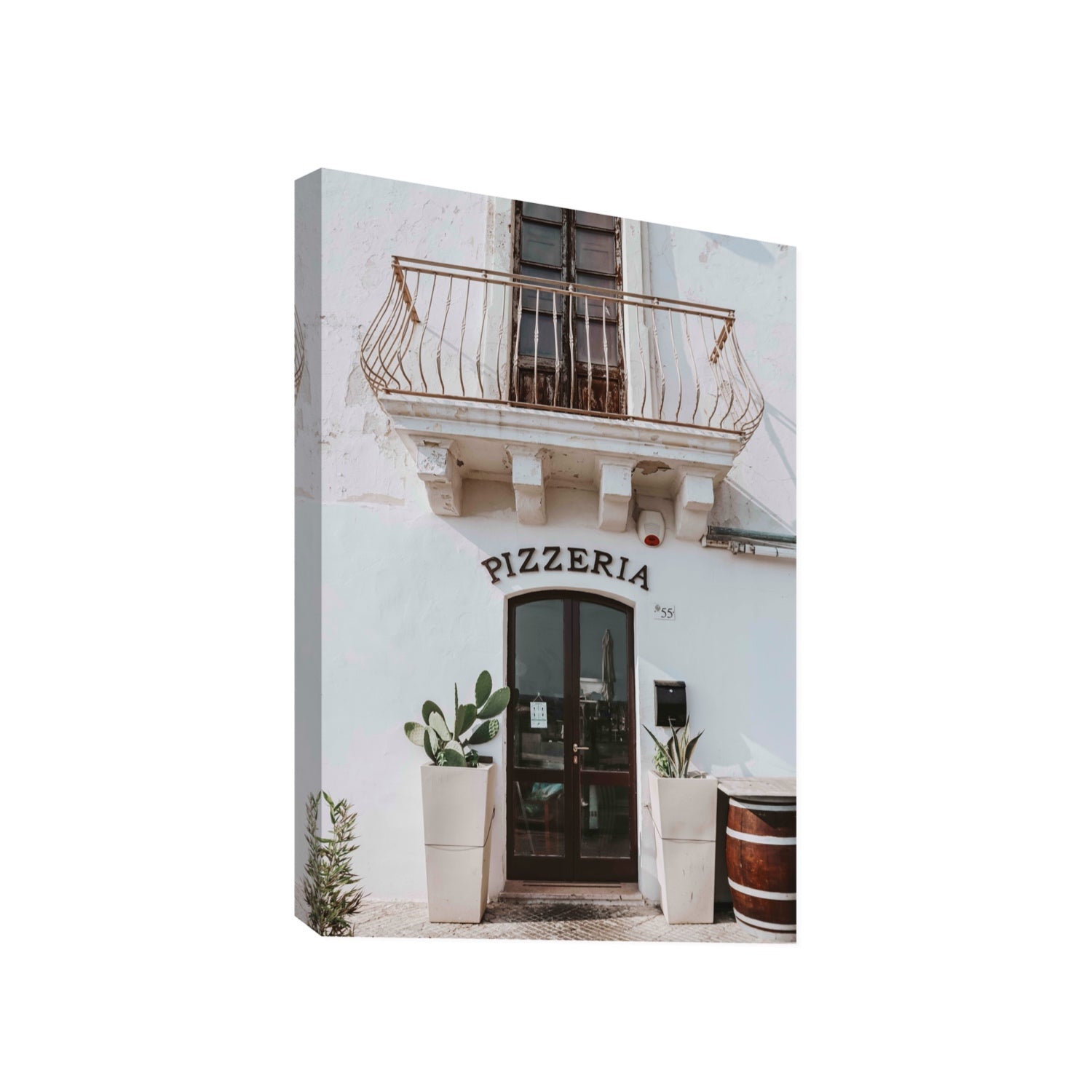 Pizzeria Puglia Italian wall art Gallery stretched canvas print