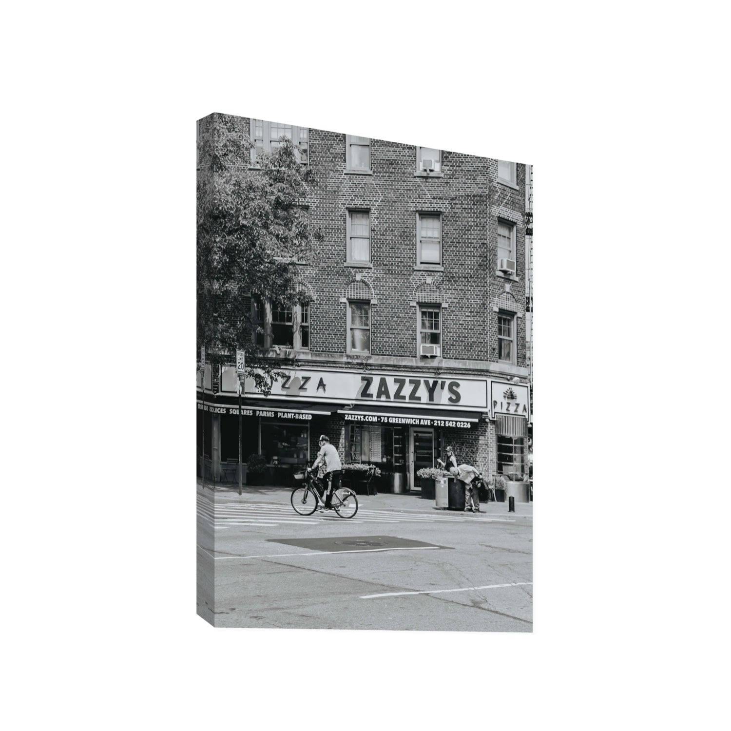 Zazzy's New York NYC Black & White wall art Gallery stretched canvas print