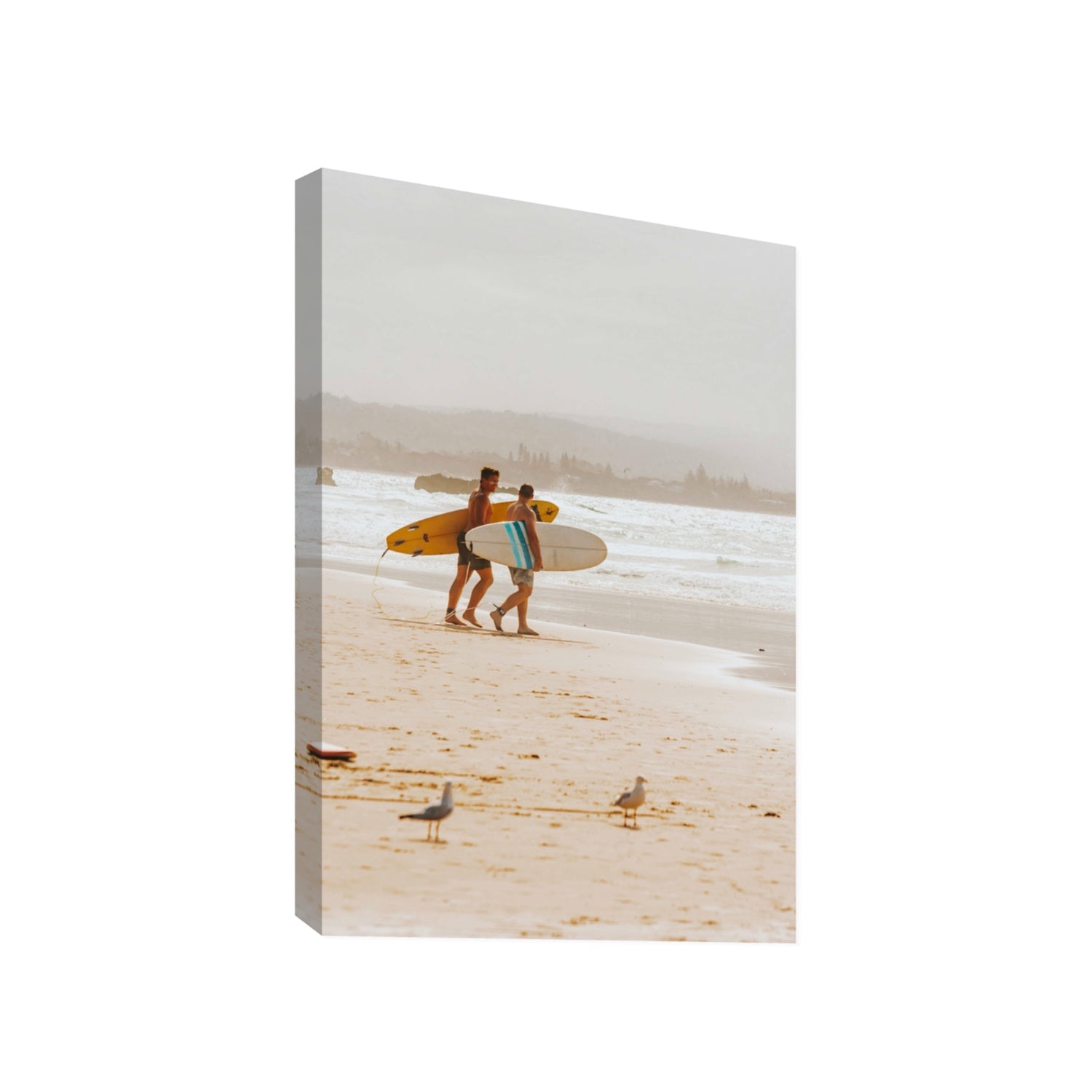 Shane & Benji Byron Bay Surf coastal wall art Gallery stretched canvas print