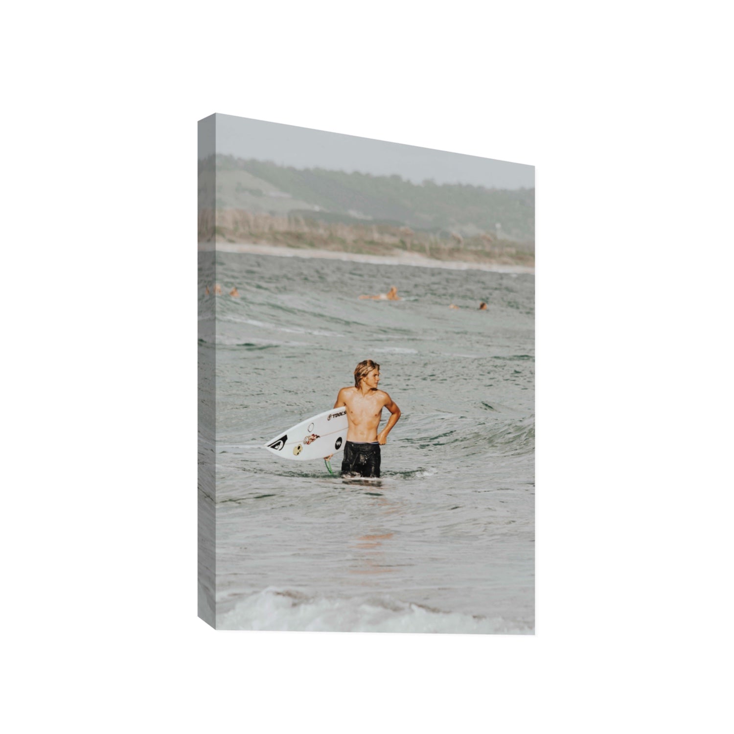 Chasing Mavericks Byron Bay Surf coastal wall art Gallery stretched canvas print