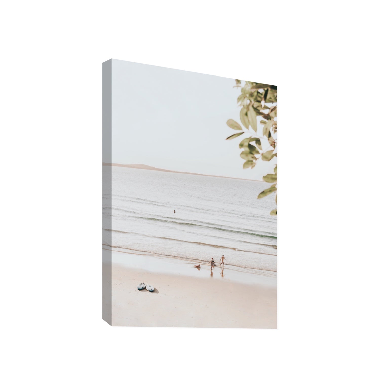 Walking On Sunshine fine art print, Noosa, Australia, coastal scenes artwork, Gallery, Stretched Canvas