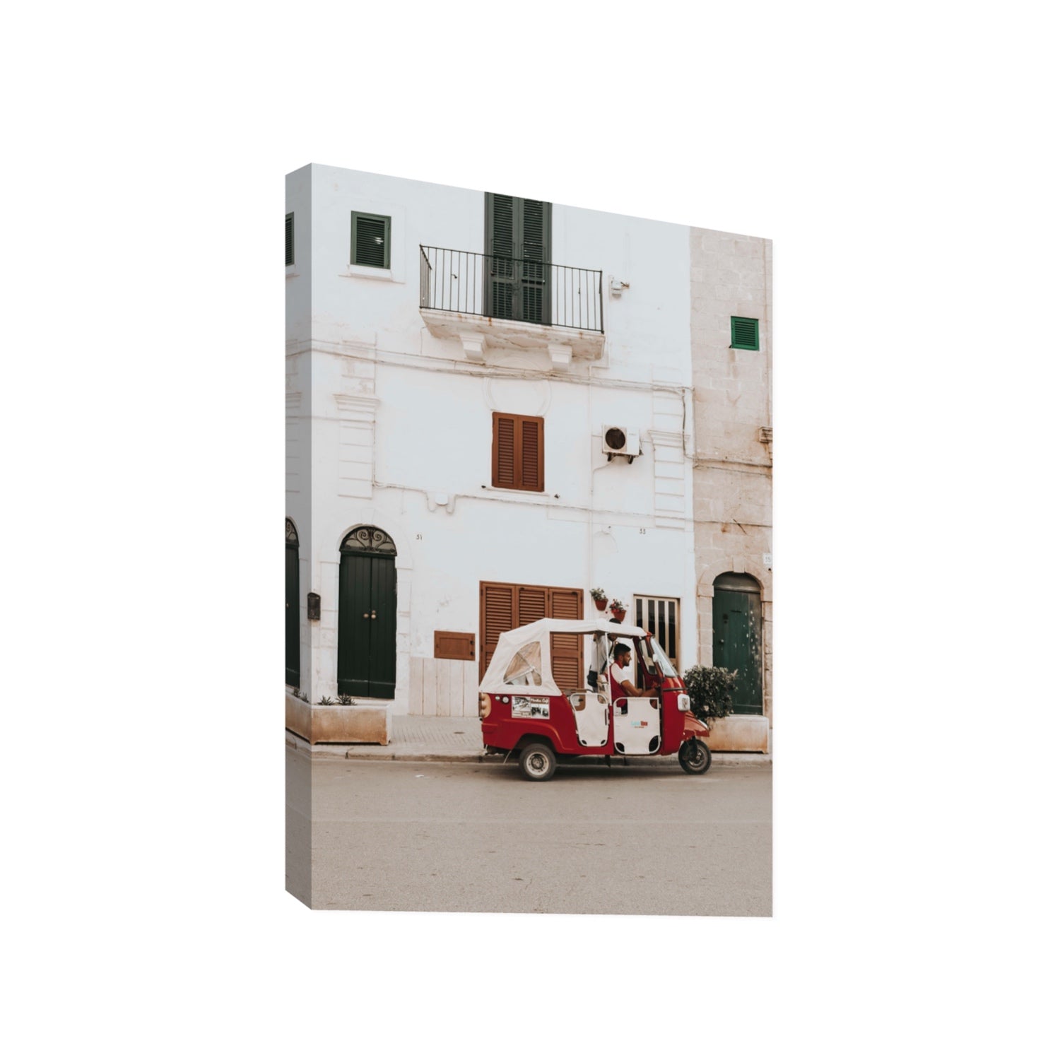 Groovy Piaggio Puglia Italian wall art Gallery stretched canvas print