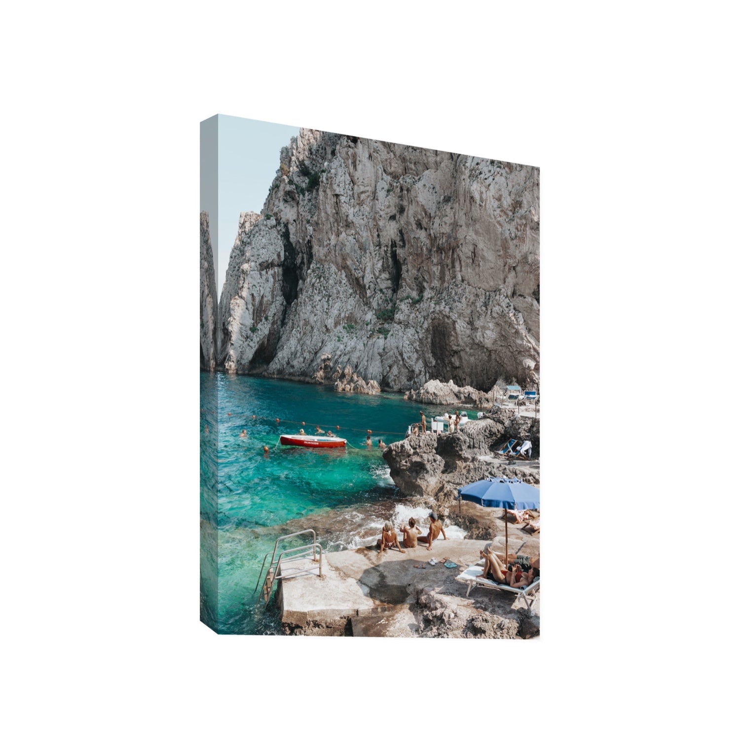 Tranquility fine art print, Capri, Italy, Gallery, Stretched Canvas