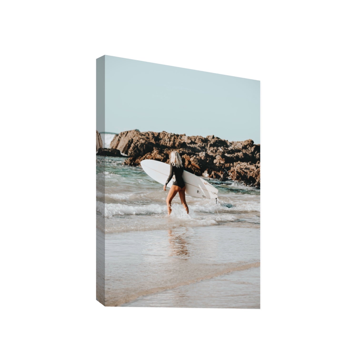Bethany Byron Bay Surf coastal decor wall art Gallery stretched canvas print