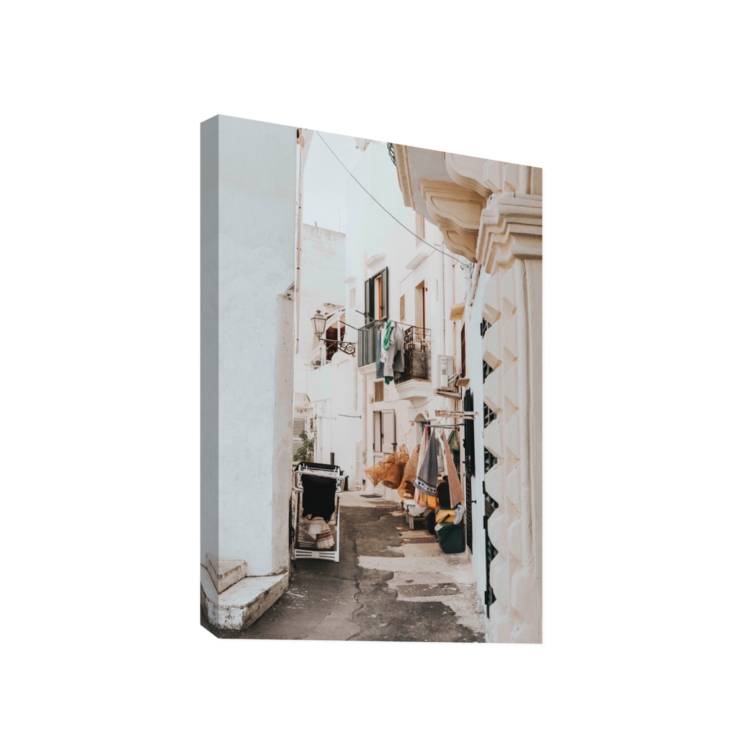 Hanging Harmony Puglia Italian wall art Gallery stretched canvas print