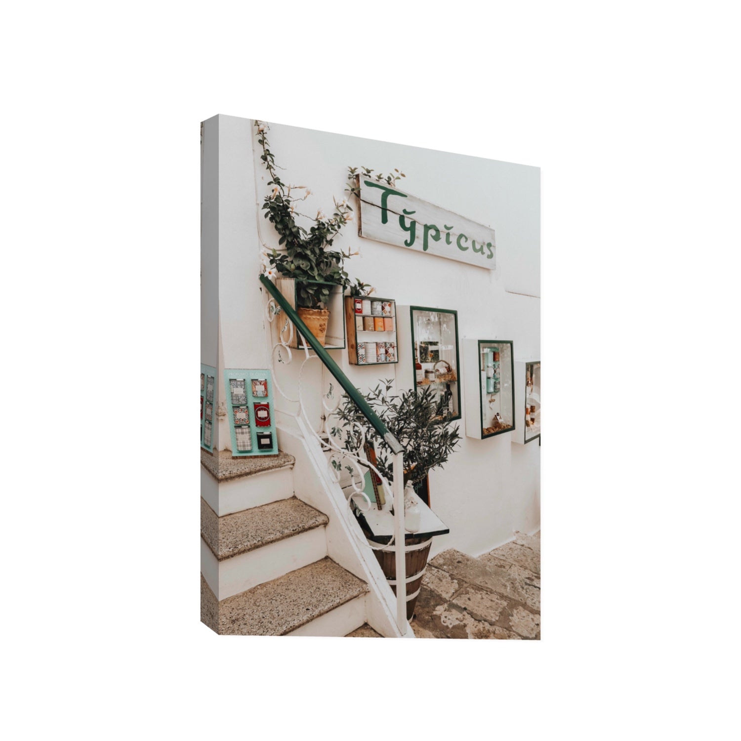 Il Negozio Puglia Ostuni wall art Gallery stretched canvas print
