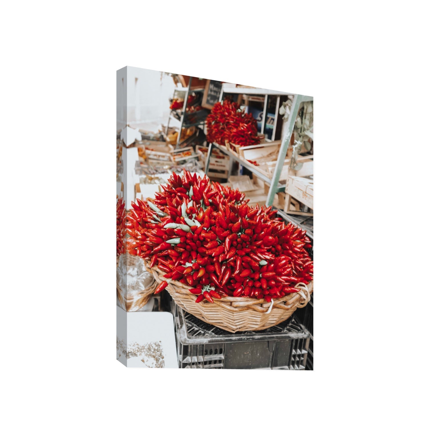 Spicy Bunch Puglia Italian wall art Gallery stretched canvas print