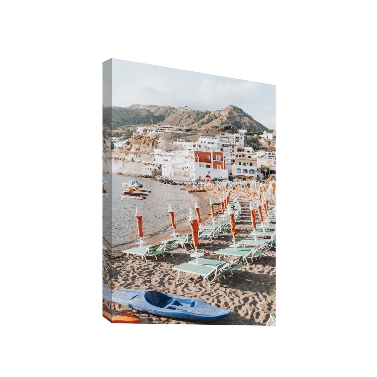 L'Isola del Paradiso Ischia Mediterranean wall art Gallery stretched canvas print