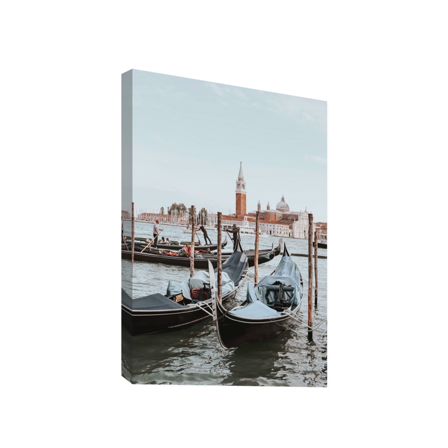 Italian Commute Venice Italian Mediterranean decor wall art Gallery stretched canvas print