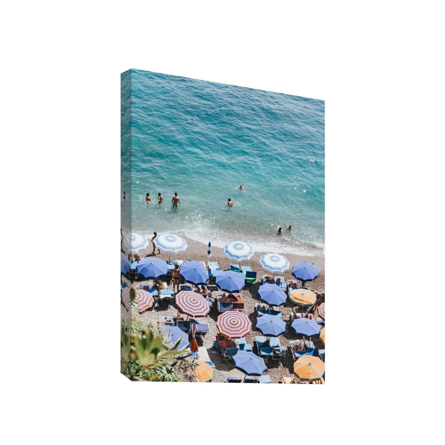 Paradise Beach fine art print, Positano, Italy, Gallery, Stretched Canvas