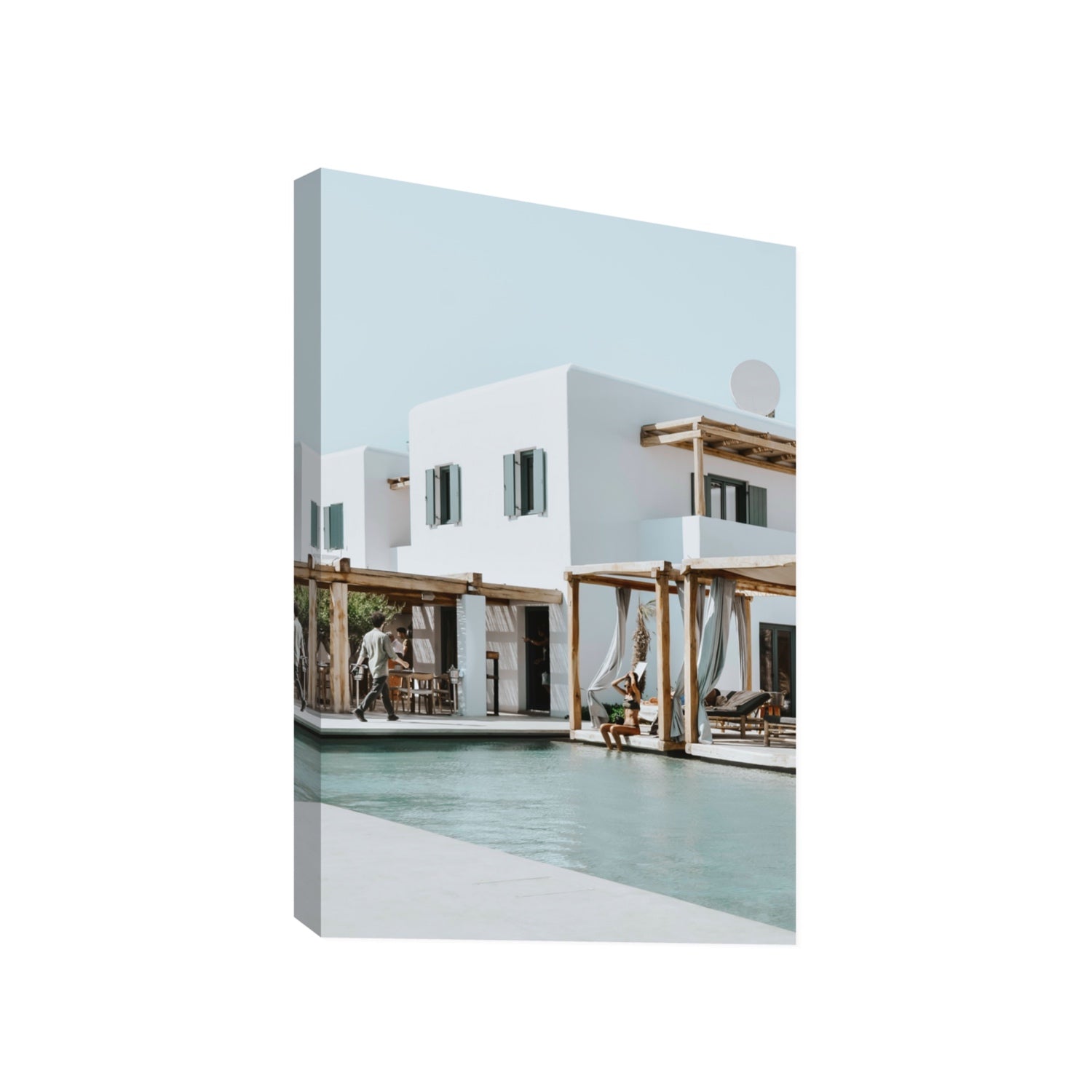 Aphrodite Mykonos Greek island wall art Gallery stretched canvas print