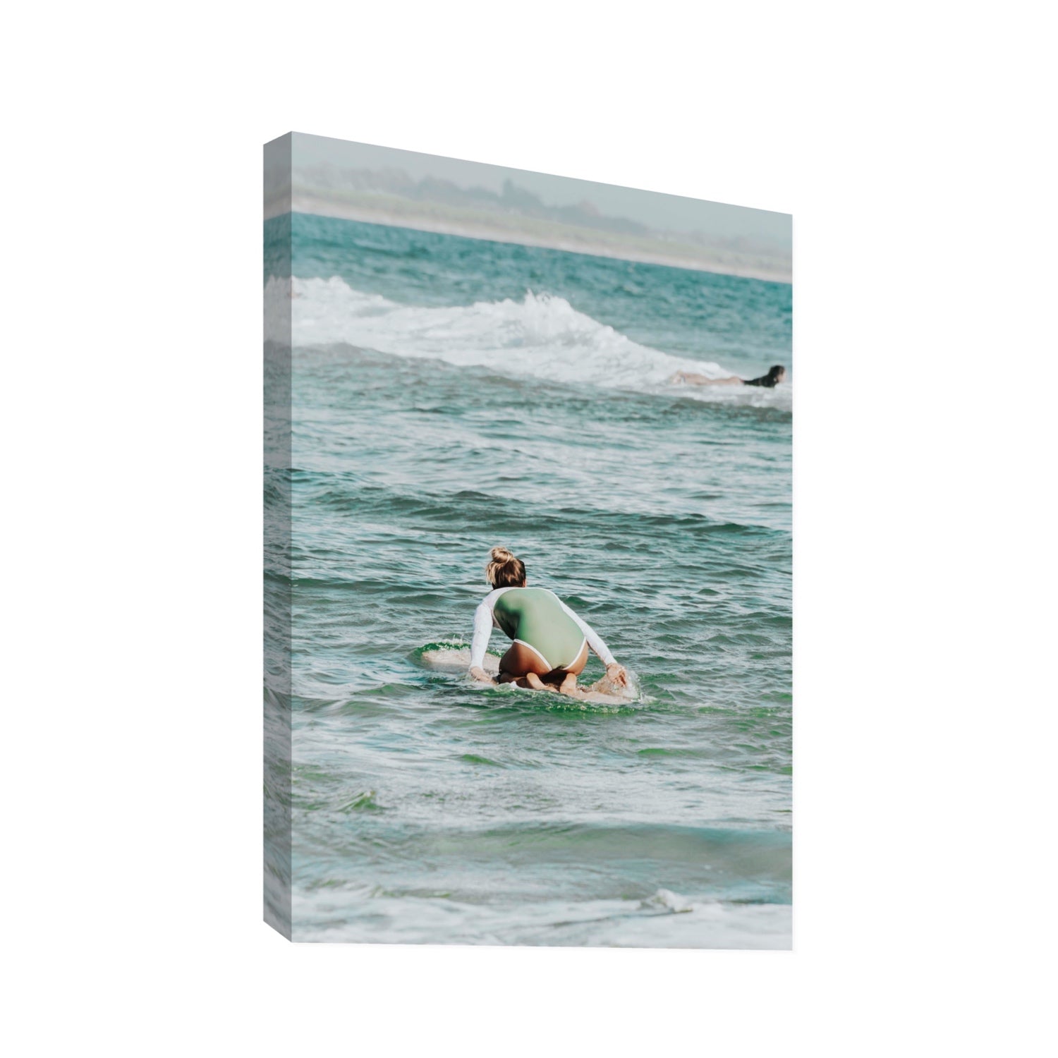 Quincy Byron Bay Surf coastal wall art Statement stretched canvas print