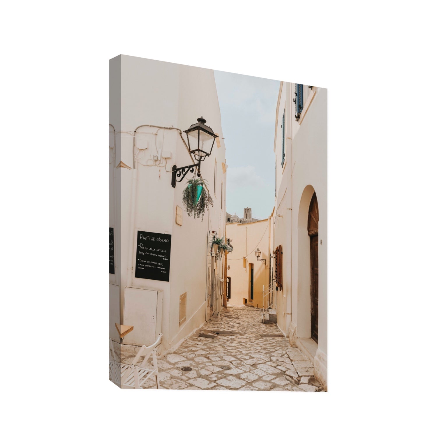 Twilight Passage Puglia Italian wall art Statement stretched canvas print